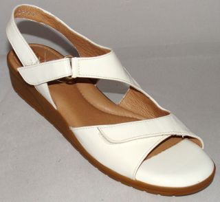 BeautiFeel Bellagio White Patent Leather Open Toe Ankle Strap Sandals