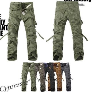 MUST SEE! MILITARY ARMY CARGO CAMO COMBAT WORK PANTS TROUSERS 29 38