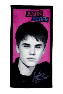Bieber Cotton Towel, Official Justin Beiber Beach / Bath Towel NEW