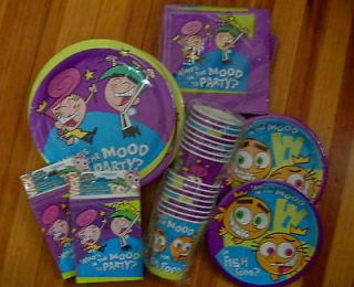 FAIRLY ODD PARENTS ODDPARENTS PARTY 16 PLATES CUPS LOOT WANDA COSMO