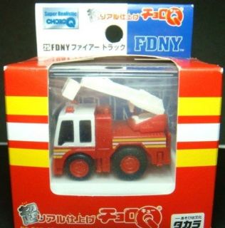 NEW TAKARA Choro Q FDNY Fire Engine Truck Realistic Car