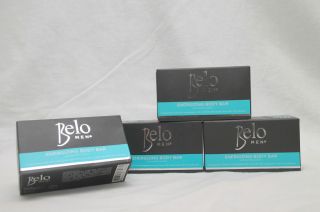 Belo Men Energizing Body Bar With menthol crystals 135g x 4 Bars