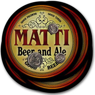 matti s beer ale coasters 4 pack 