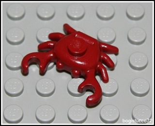 x1 Dark Red Crab ★ City Belville Beach Food Animal Minifigure NEW