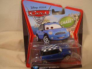 Newly listed Disney Pixar Cars 2 Becky Wheelin Chase New in hand ships