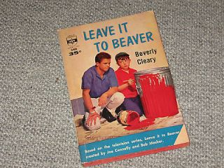 BOOK LEAVE IT TO BEAVER BY BEVERLY CLEARY FIRST PRINTING 1960
