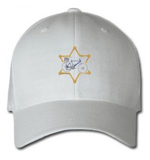 BICYCLE POLICE FIRE & RESCUE SPORTS SPORT EMBROIDERED EMBROIDERY HAT
