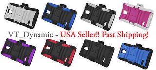 L9 Rugged Kick Stand with Belt Clip Holster Cell Phone Case Cover