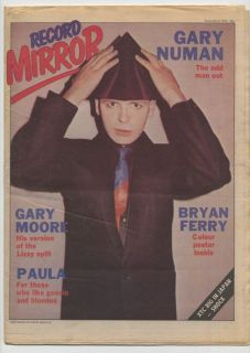Gary Moore/Bryan Ferry Record Mirror Magazine 1979