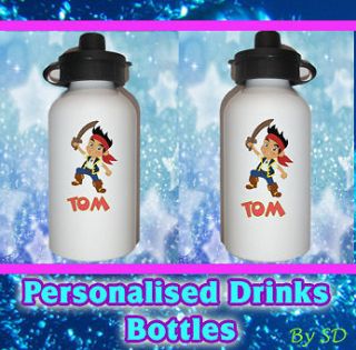 THE NEVERLAND PIRATES PERSONALISED KIDS DRINKS BOTTLE / WATER BOTTLE