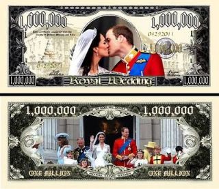 ROYAL WEDDING DOLLAR BILL (500/$59.95)