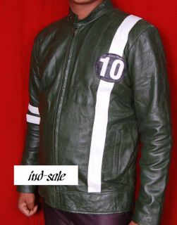Custom Tailor Made Genuine Leather Jacket Mens Ben 10