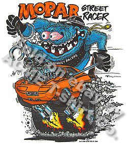 Big Daddy T Mopar Street Racer Rat Fink T Shirts Ed Roth Shirt Sz M L
