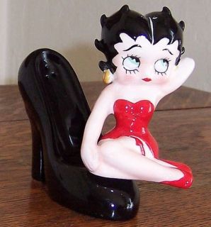 BETTY BOOP SALT AND PEPPER SHAKERS, On High Heel Shoe CLOSE OUT