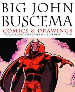 BIG JOHN BUSCEMA COMICS & DRAWINGS HARDCOVER Sketches Reference Book