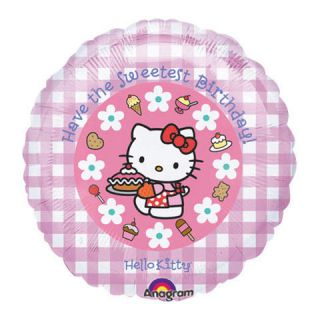Birthday Party Supply on Hello Kitty Foil Sweets Mylar Balloon   Birthday Party Supplies