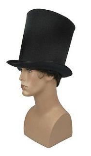 SteamPUNK Victorian Lincoln Top Hat Dickens Bill the Butcher Black