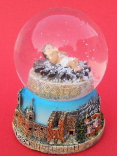 Nativity Snow Globe dome & Bethlehem Curch Holy Land Christian Gift