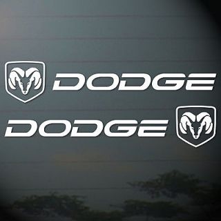 X2P. DODGE RAM 1ROW RACING STICKER CUT OUT HELMET TRUCK CAR MOTOR BIKE