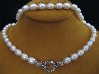 WHITE PEARL NECKLACE BARBARA BIXBY SS 18K RING O SILVER GOLD HE
