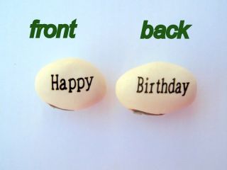 Magic Message eco beans words Happy Birthday 5 for £1.99 UK seller