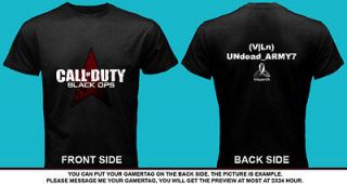 Call Of Duty Black Ops 2 Zombie Video Game PS3 Xbox BLACK NEW T Shirt