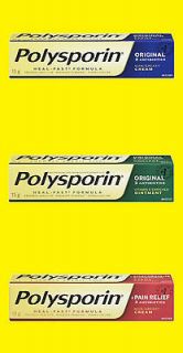 Polysporin Antibiotic Cream, Ointment CUT, BURNS,.. Heal fast Formula