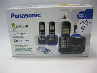 KX TG7623B DECT 6.0 Link to Cell via Bluetooth Cordless Phone 10/30 #9