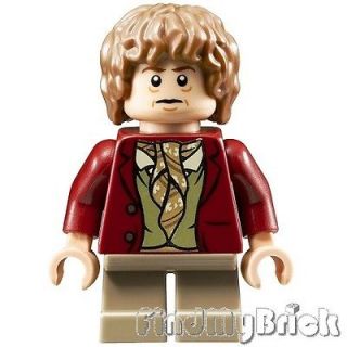 C159 Lego The Hobbit Barrel Escape Bilbo Baggins Minifigure   Red Coat