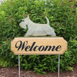 Welcome Sign Stake. Home,Yard & Garden Dog Wood Products Gifts