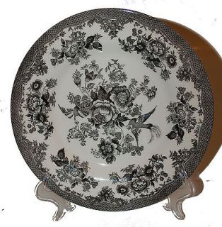 Royal Stafford Light Black & White Toile Asiatic Dinner Plate / s Set