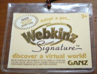 TAG*Webkinz Signature Bernese Mountain Dog *No stuffed animal* WKS1017