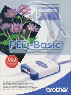 Brother PED Basic Embroidery Design Transfer Box & Card