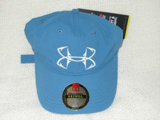UNDER ARMOUR ADULT UNISEX FISH HOOK ADJUSTABLE HAT CAP 12234259 BLUE