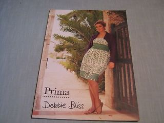PRIMA Debbie Bliss SC 2008 12 DESIGNS IN PRIMA, A LUXURIOUS BAMBOO