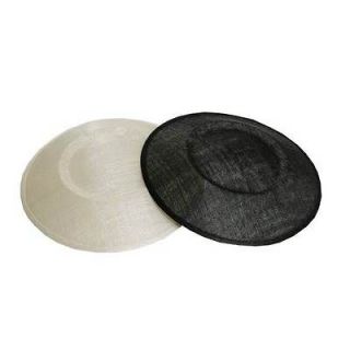 saucer/smartie sinamay base HA061   For fascinators, hats & craft use