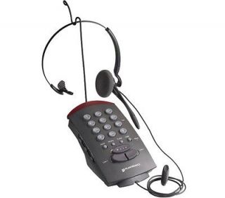 Plantronics T20 Corded Desk Headset Noise Cancelin g 2 Line Phone