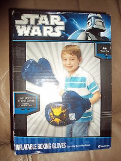 STAR WARS BOXING GLOVES Inflatable Childs Boxing Gloves Hedstrom Kids