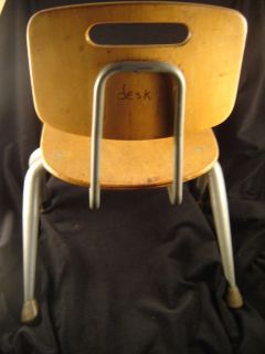 Genuine 50s Classroom Chair Preschool Kindergarten Indestructable