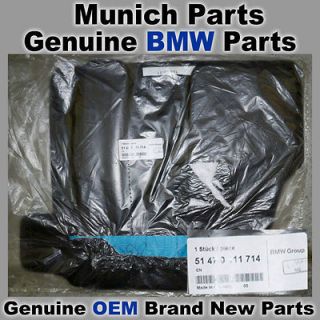 New Genuine BMW E70 X5 3rd row seat black velour floor mats