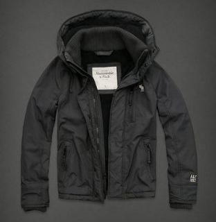 NWT A&F Abercrombie & Fitch A&F All Season Weather Warrior Jacket Navy