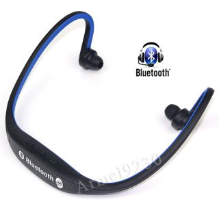 Blue Sports Bluetooth Headset Handsfree Headphone for iPhone4 4s