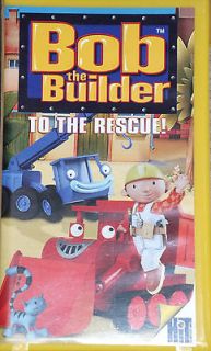 Bob the Builder   To the Rescue (VHS, 2001) CLAM SHELL CASE