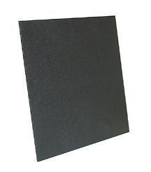 12 x12 x 1/8 Sheet ABS Plastic Custom Stereo Plate textured front