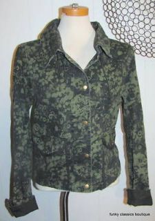 Gap Army Camo Floral Jacket, M, Bust is 42