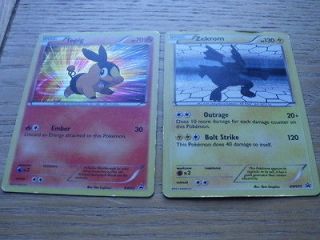 Pokemon Cards   Black & White Promo Cards x2, Zekrom & Tepig