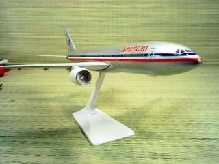 American Airline Boeing 777 aircraft 1250 scale plane 10 long
