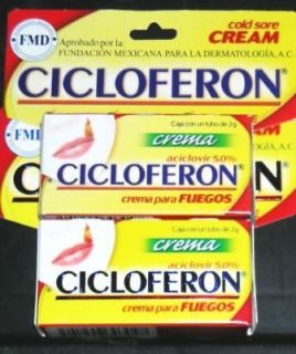 2Pack Cold Sore Herpes Fever Blister Antivir Cream Cicloferon 97.2%