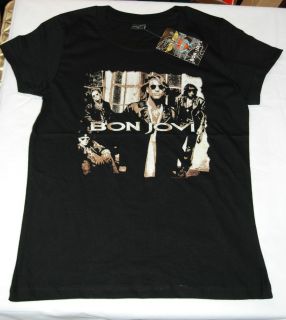 Ladies Bon Jovi T shirt Keep the Faith era