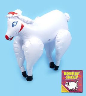 INFLATABLE SHEEP BLOW UP BONKIN DOLLY FANCY DRESS HEN STAG PARTY NEW